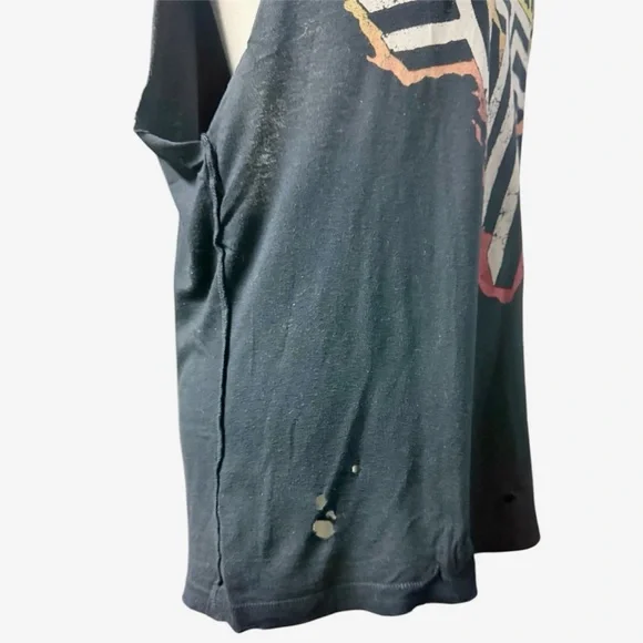 Vintage UNIF “In Halin” WTF black with logo graphic sleeveless top size small - Picture 3 of 7